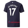 Virallinen Fanipaita Manchester City Kevin De Bruyne 17 Kolmas Pelipaita 2021-22 - Miesten